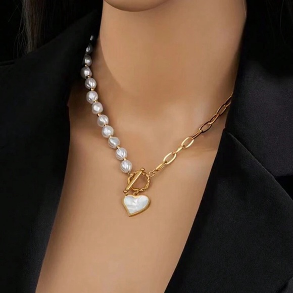 18 K gold plated over stainless steel necklace - Picture 4 of 4